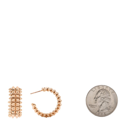 Cartier 18K Pink Gold Clash de Cartier Double Row Earrings 2 of 4