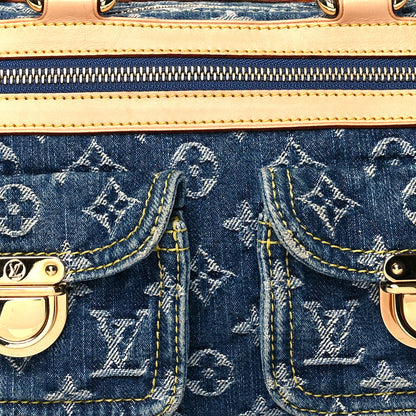 Louis Vuitton Monogram Denim Neo Speedy Blue 7 of 14