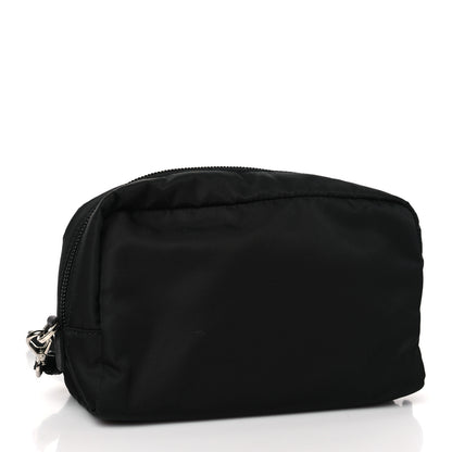 Prada Re-Nylon Saffiano Pouch Wristlet Black 3 of 8