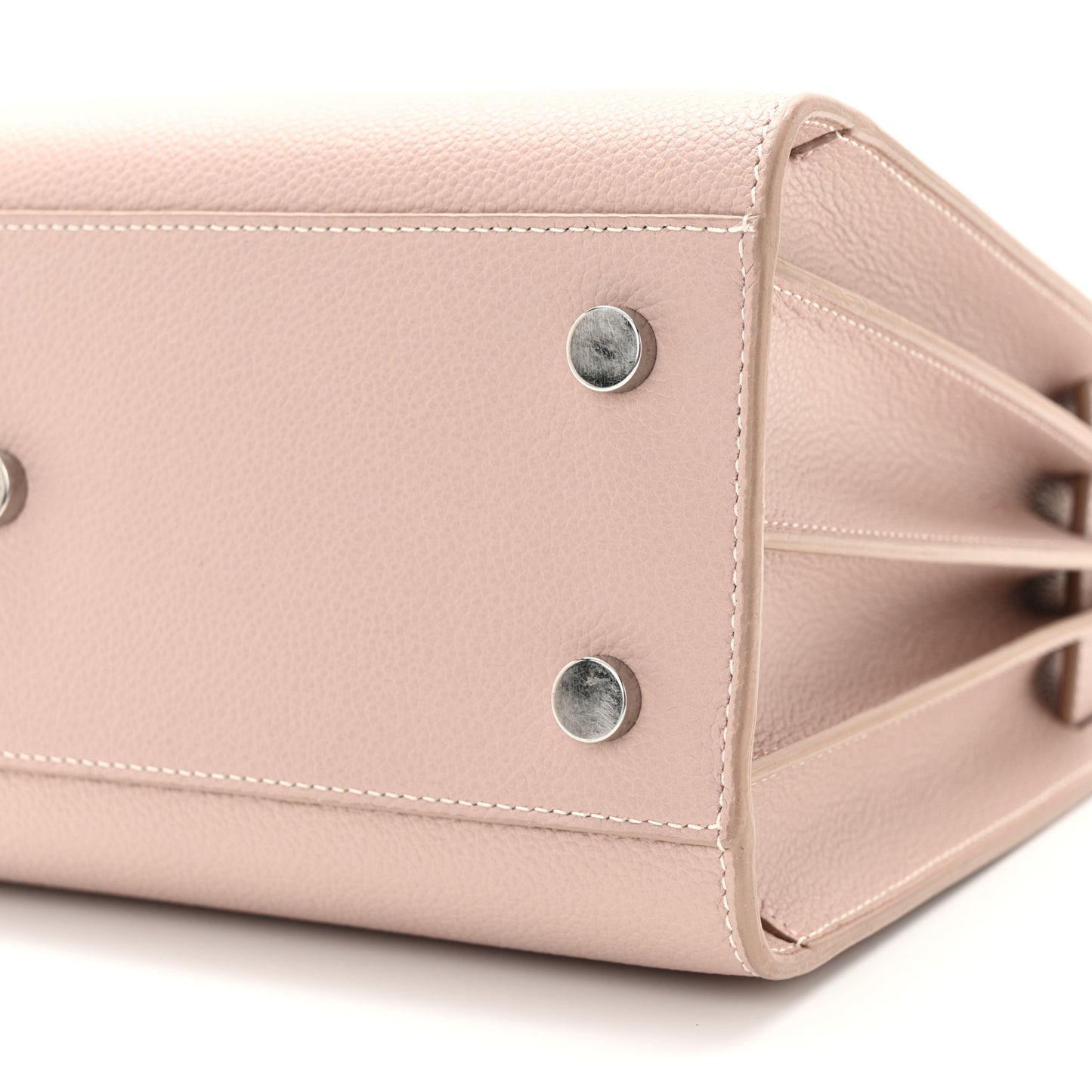 Grained Calfskin Small Sac De Jour Pale Blush