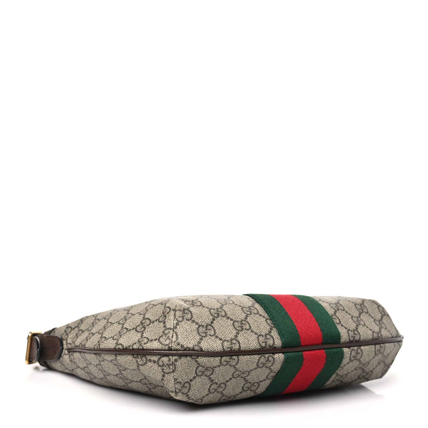 Gucci GG Supreme Monogram Web Small Ophidia Half Moon Hobo Brown 4 of 13