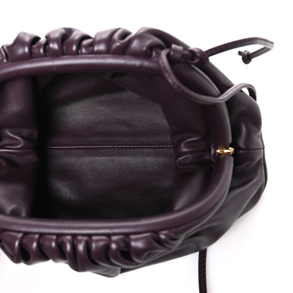 Bottega Veneta Butter Calfskin The Mini Pouch Grape 5 of 11