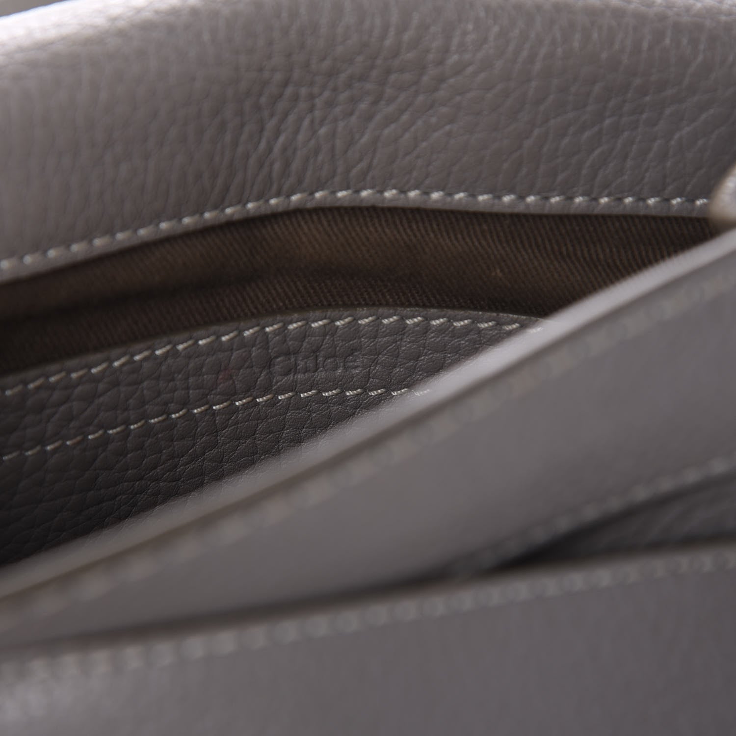 Chloe Calfskin Mini Marcie Round Crossbody Bag Cashmere Grey 8 of 11