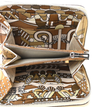 Hermes Epsom Silk'in Compact Wallet Nata 5 of 8