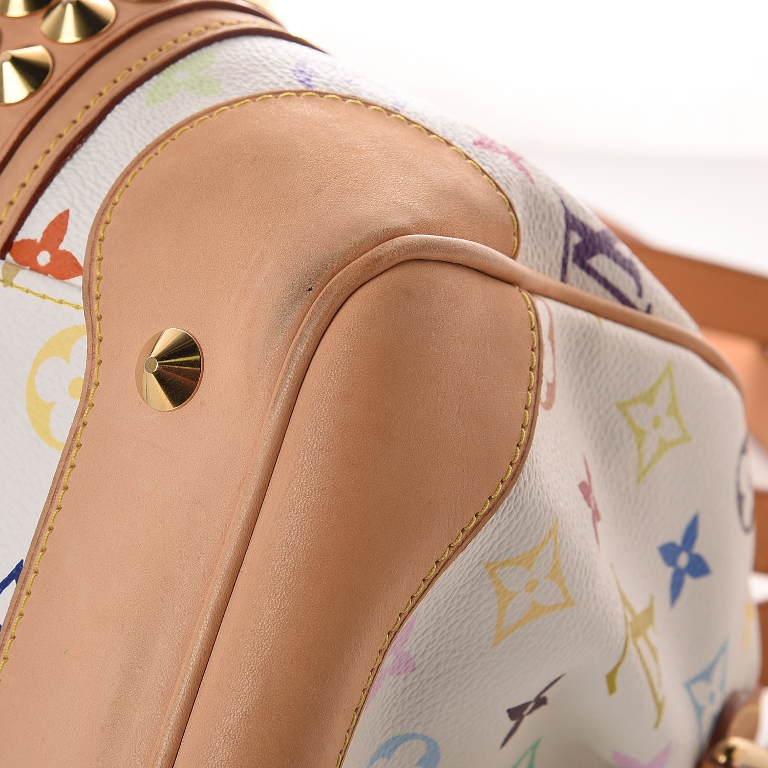 Louis Vuitton Monogram Multicolor Courtney MM White 10 of 17