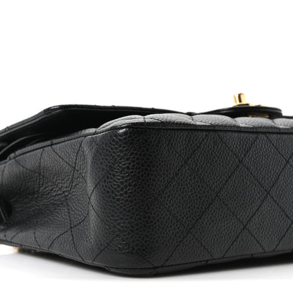 Chanel Caviar Quilted Medium Double Flap Black 9 of 11