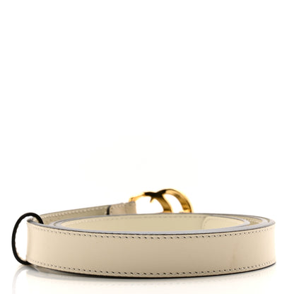 Gucci Calfskin Double G 20mm Belt 85 34 Mystic White 2 of 4