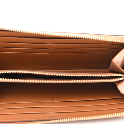 MCM Visetos Large Zip Around Wallet Cognac 5 of 9