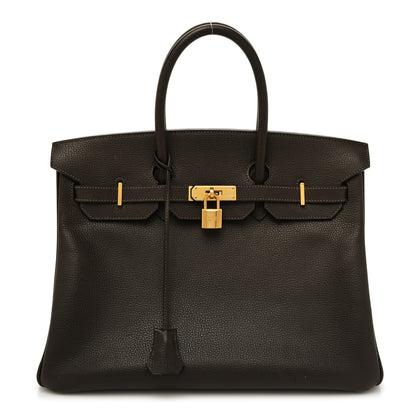 Hermes Togo Birkin 35 Chocolate 1 of 19