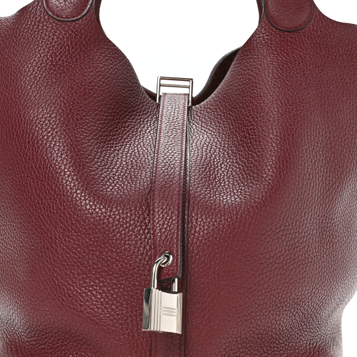 Taurillon Clemence Picotin Lock 26 GM Bordeaux