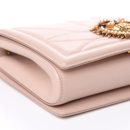 Dolce & Gabbana Calfskin Large Devotion Bag Pale Pink 8 of 12
