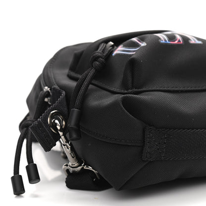 Valentino Garavani Nylon Neon VLTN Mini Backpack Black Multicolor 8 of 9