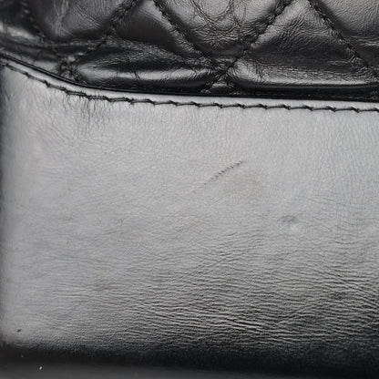 Chanel Aged Calfskin Quilted Large Gabrielle Hobo Black 6 of 7