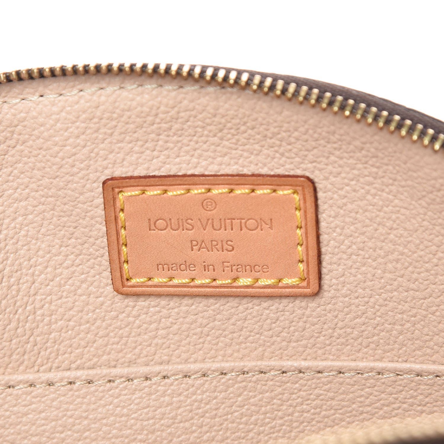 Louis Vuitton Monogram Trousse Demi Ronde 6 of 11