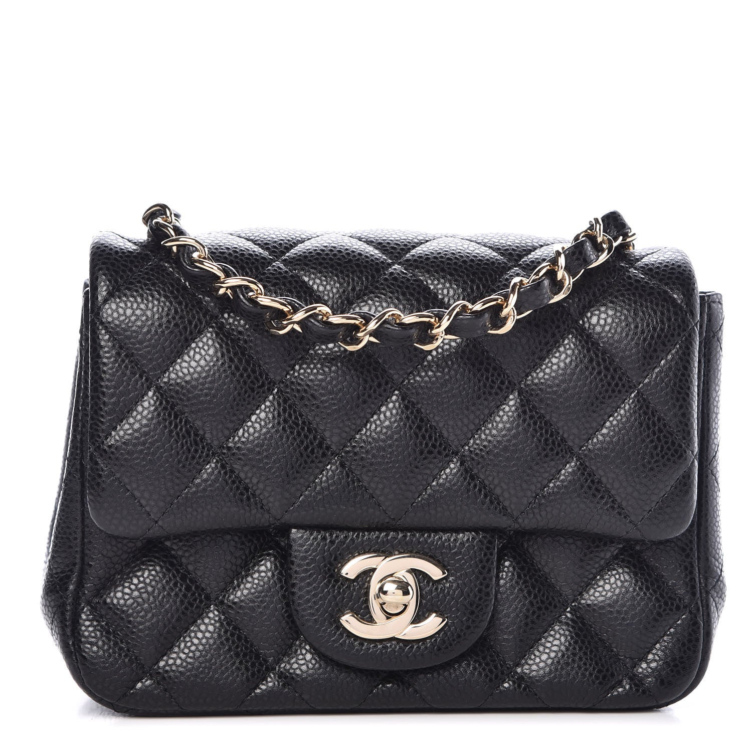Chanel Caviar Quilted Mini Square Flap Black 1 of 10