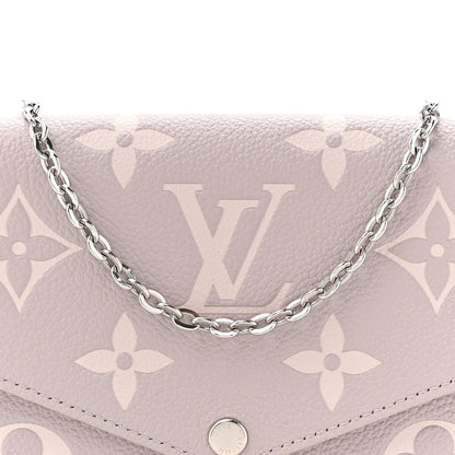 Louis Vuitton Empreinte Monogram Giant Felicie Pochette Brume Quartz 10 of 13