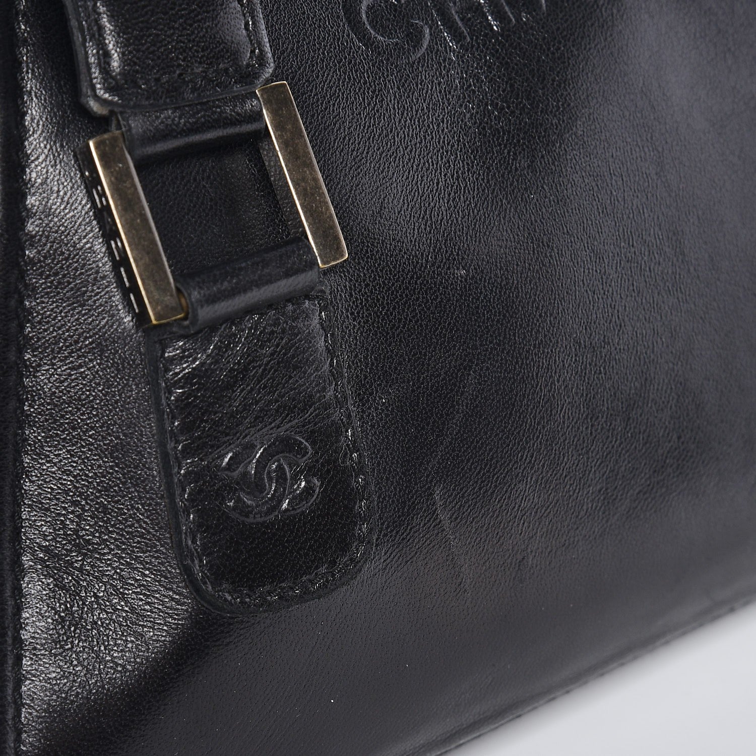 Chanel Lambskin Bowler Black 7 of 7