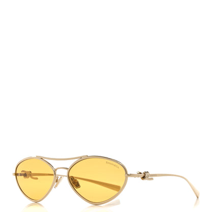 Tiffany Metal Knot Sunglasses TF3117 Pale Gold 1 of 8