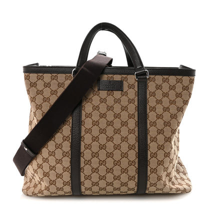 Gucci GG Monogram Large Joy Tote Bag Dark Brown 1 of 10