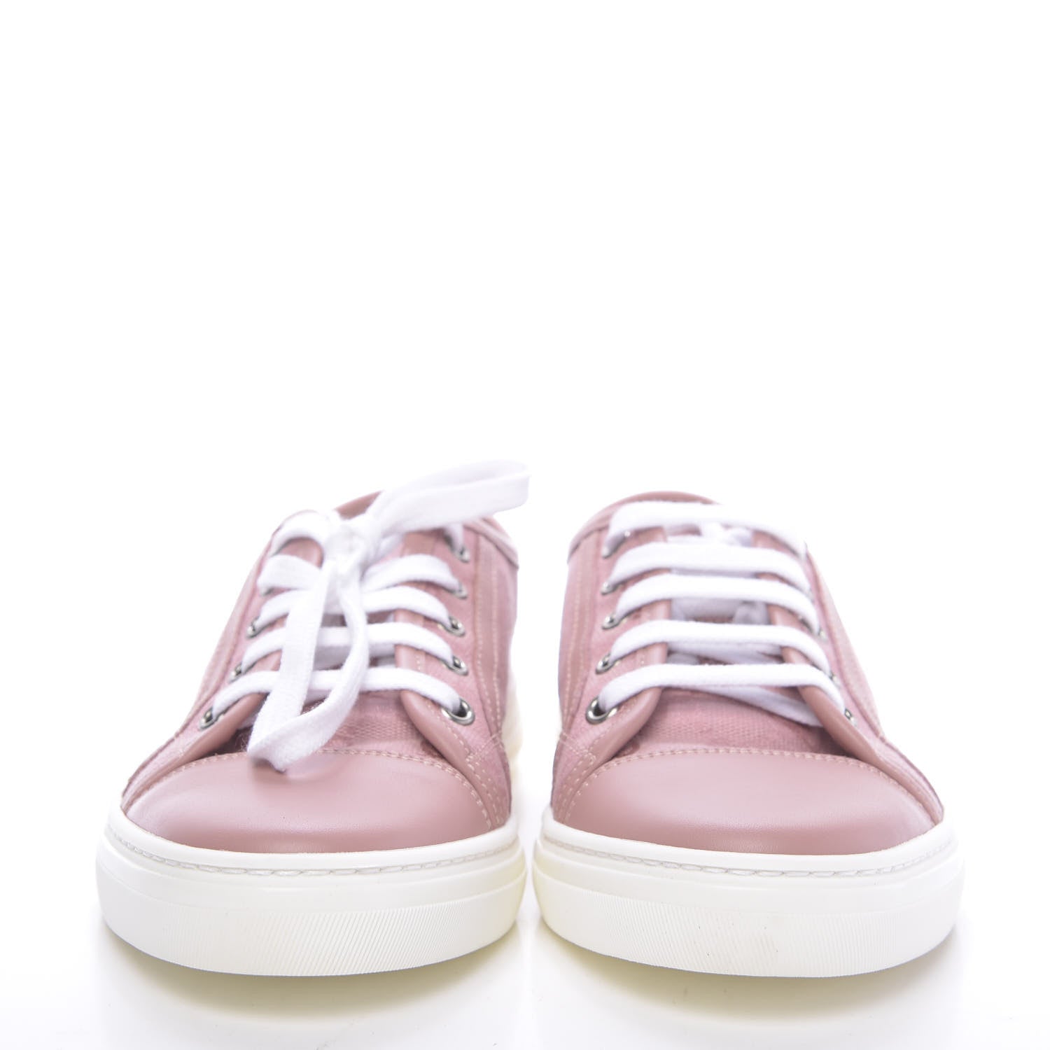 Gucci GG Monogram Calfskin Womens Low Top Sneakers 37 Pink Soft Pink 2 of 13