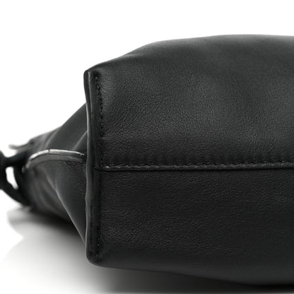 Loewe Calfskin Mini Flamenco Knot Clutch Black 17 of 17