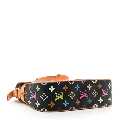 Louis Vuitton Monogram Multicolor Sologne Black 4 of 9