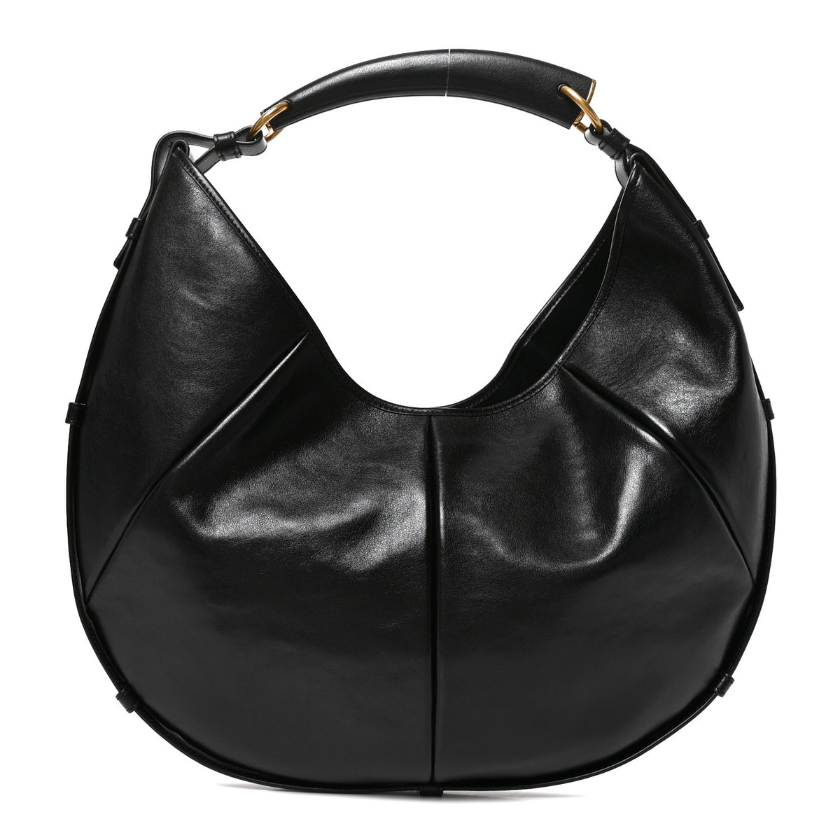 Saint Laurent Calfskin Mombasa Shoulder Bag Black 1 of 10