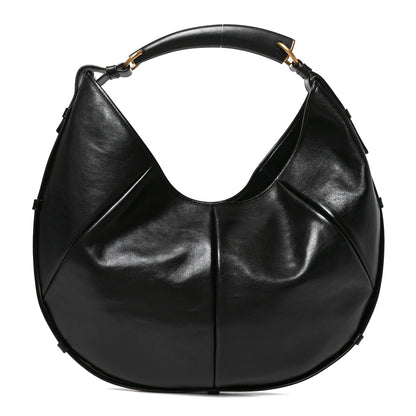 Saint Laurent Calfskin Mombasa Shoulder Bag Black 1 of 10