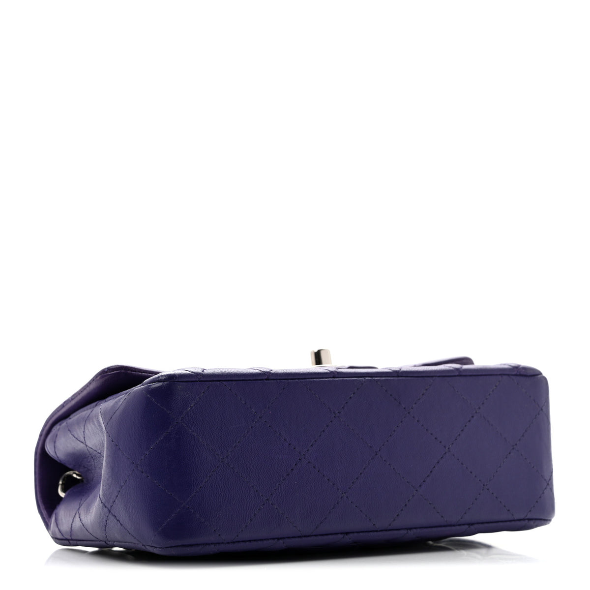 Chanel Lambskin Quilted Mini Rectangular Flap Purple 4 of 14