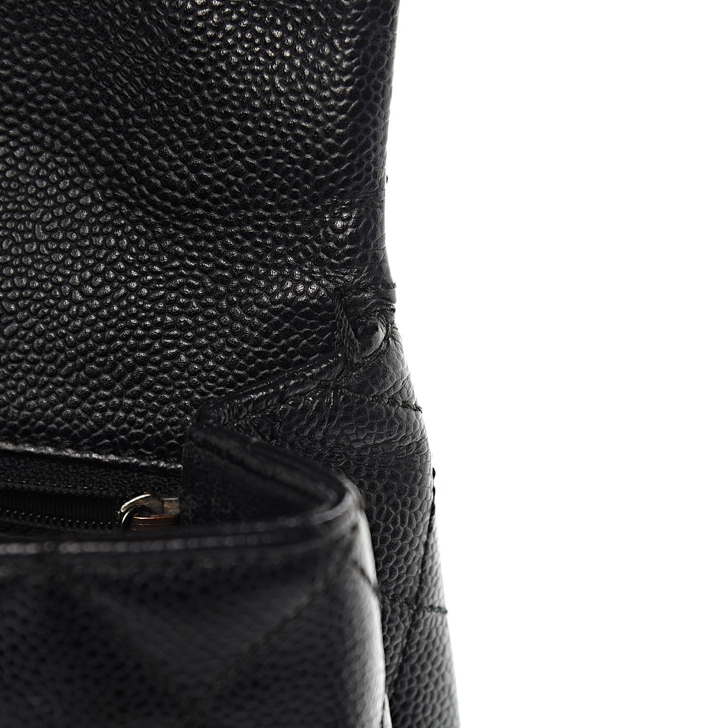 Chanel Caviar Quilted Medium Kelly Flap Bag Black 12 of 16
