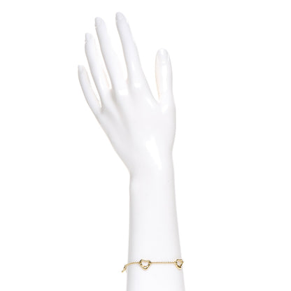 Tiffany 18K Yellow Gold Elsa Peretti Open Heart Bracelet 2 of 7