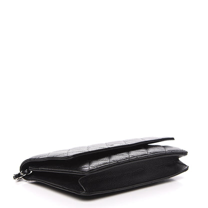 Chanel Caviar Quilted Wallet On Chain WOC Black 3 of 11
