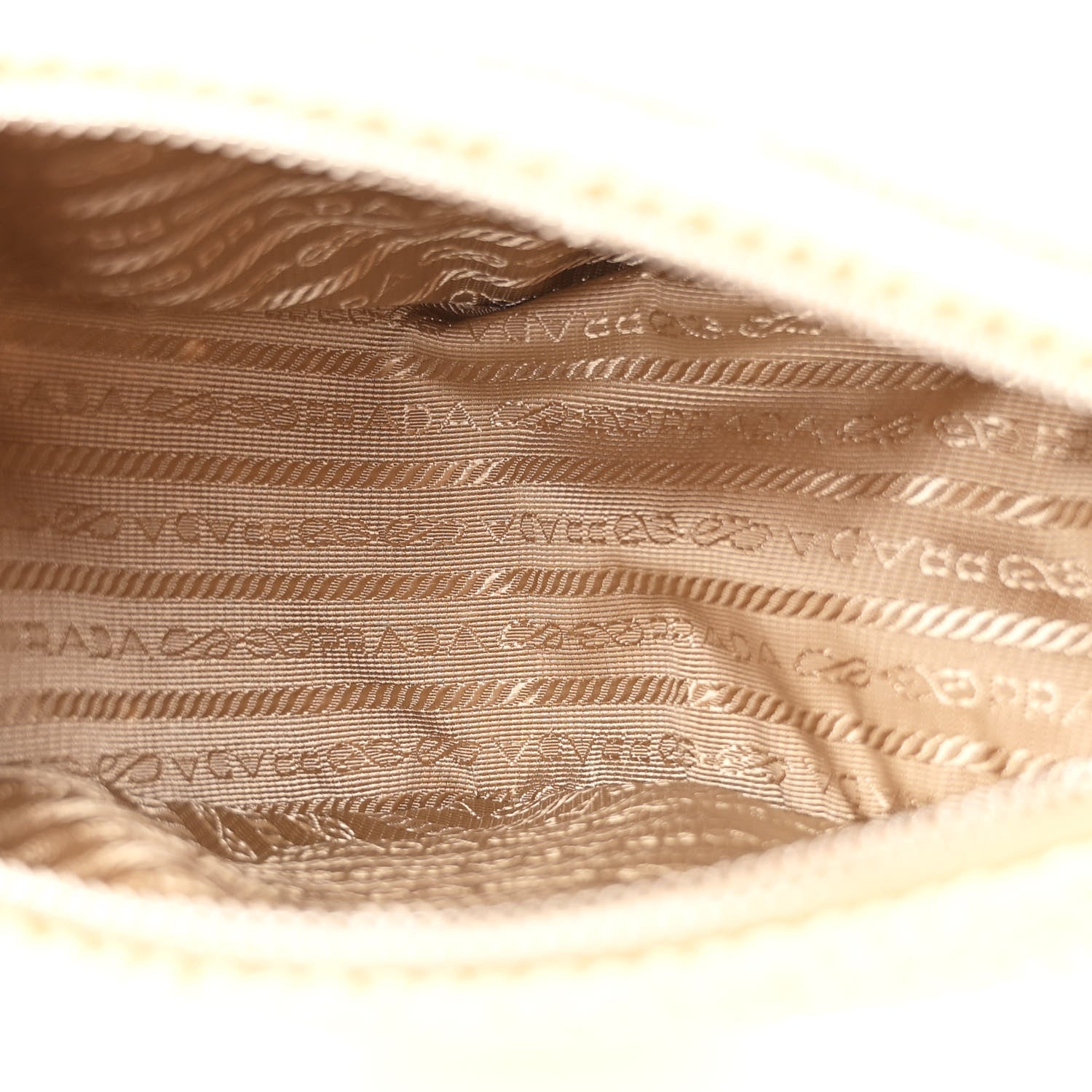 Prada Yarn Raffia Effect Crochet Triangle Shoulder Bag Naturale 5 of 11