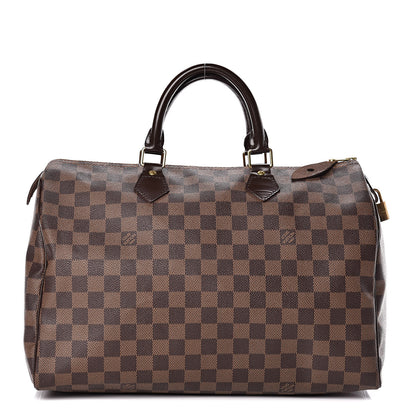 Louis Vuitton Damier Ebene Speedy 35 1 of 14