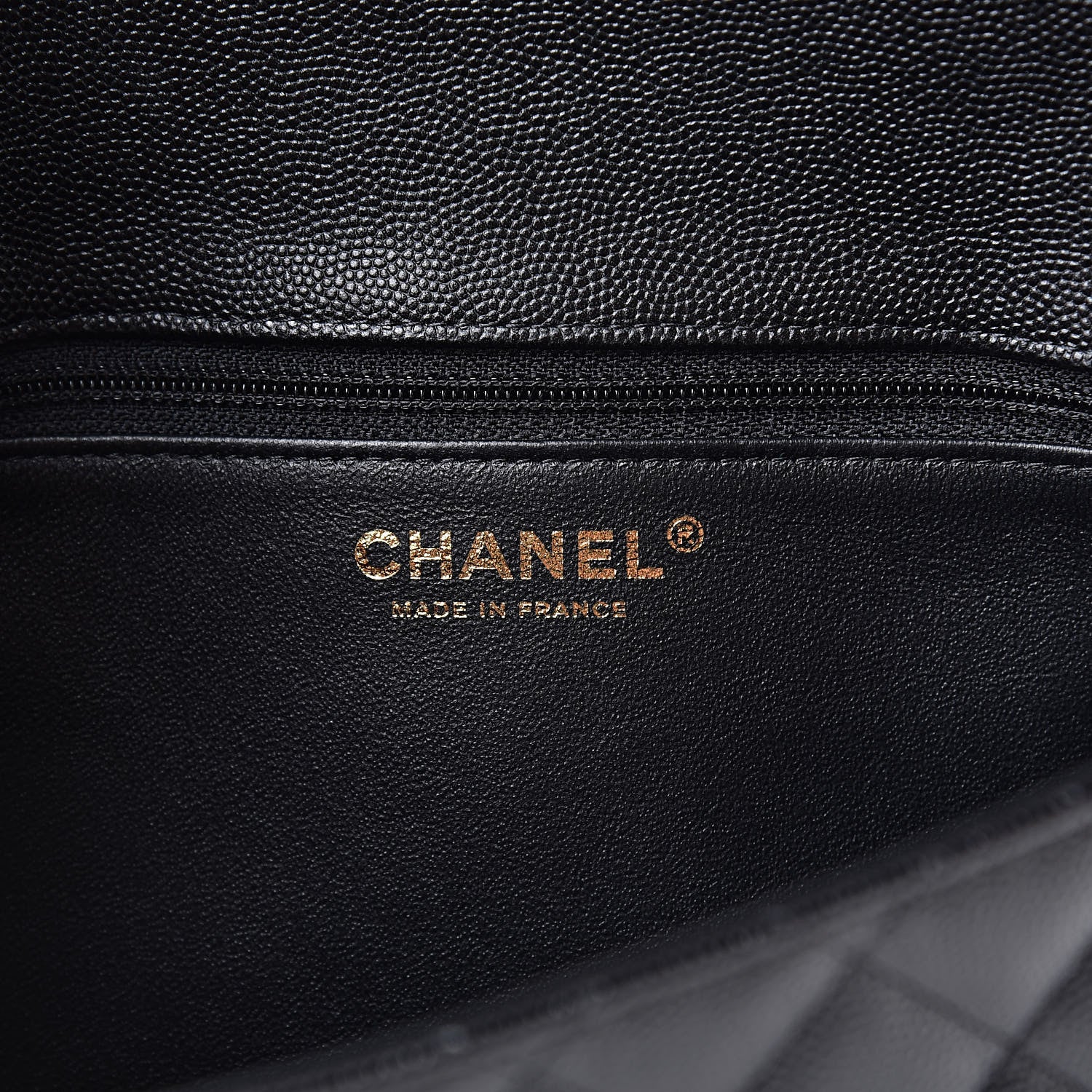 Chanel Caviar Quilted Flap Clutch Black 6 of 7