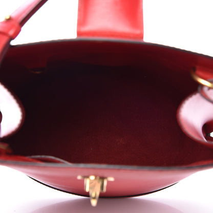Louis Vuitton Epi Cluny Castillan Red 7 of 9