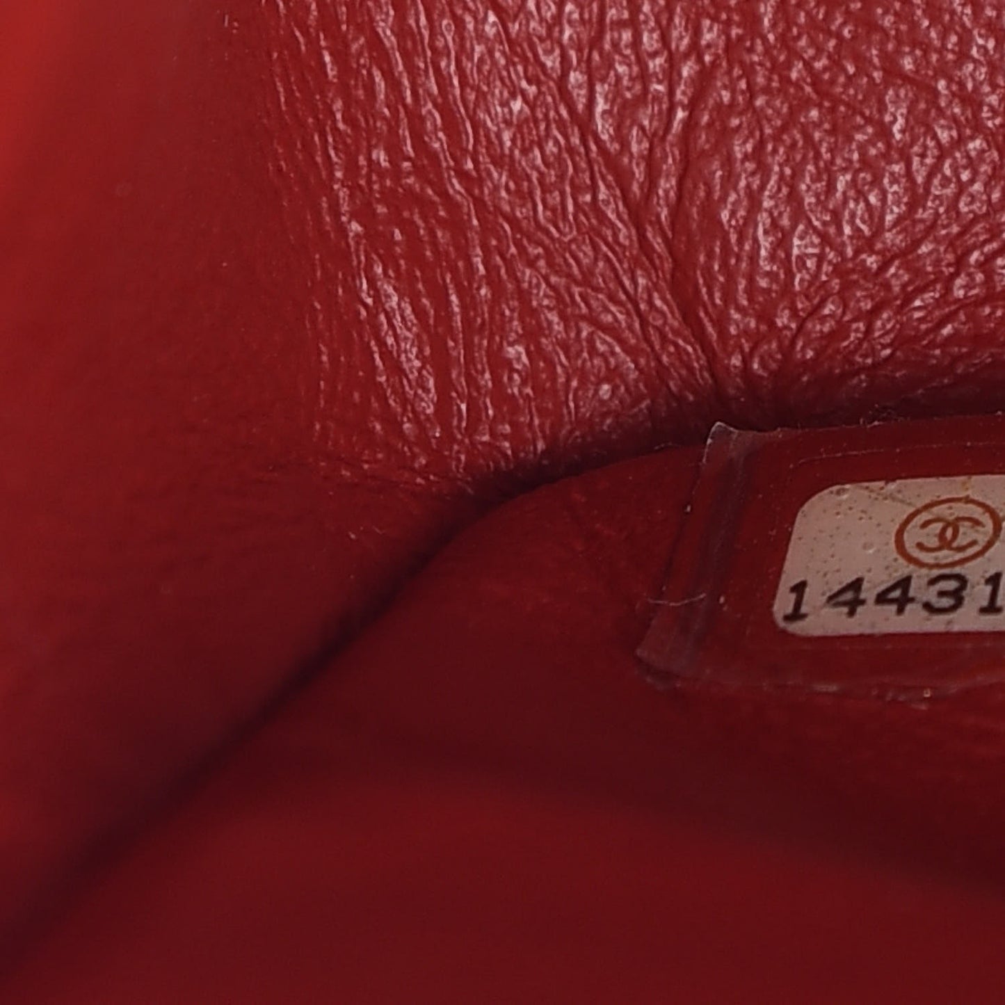 Patent Quilted Maxi Double Flap Red