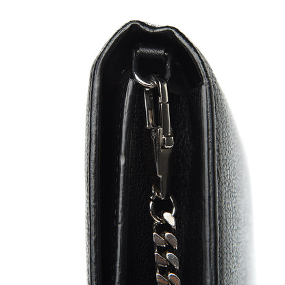 Givenchy Sugar Goatskin Pandora Chain Wallet Black 10 of 14
