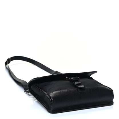 Prada Re-Nylon Saffiano Smartphone Case Crossbody Black 3 of 4