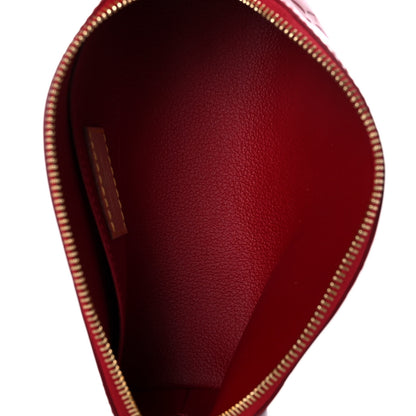 Louis Vuitton Vernis Rayures Cosmetic Pouch Pomme D'Amour 5 of 9