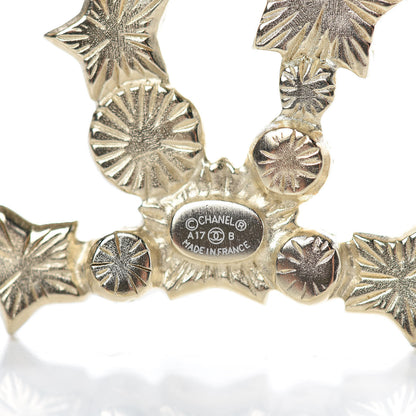 Chanel Star Resin Pearl Large CC Brooch Gold 5 of 6
