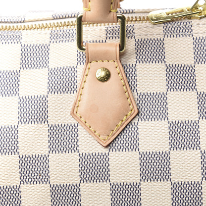 Louis Vuitton Damier Azur Speedy Bandouliere 35 10 of 18