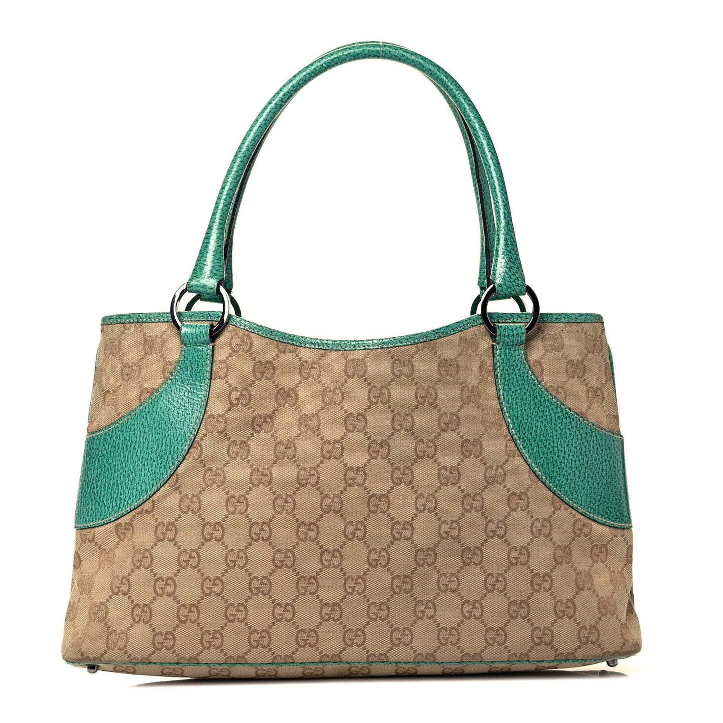 Monogram Shoulder Bag Turquoise