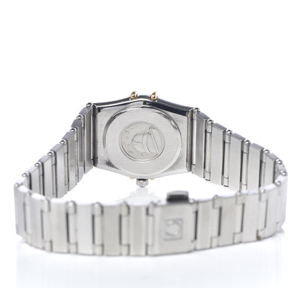 Omega Stainless Steel 18K Yellow Gold 22mm Constellation Quartz Watch Champagne 795.1080 5 of 6