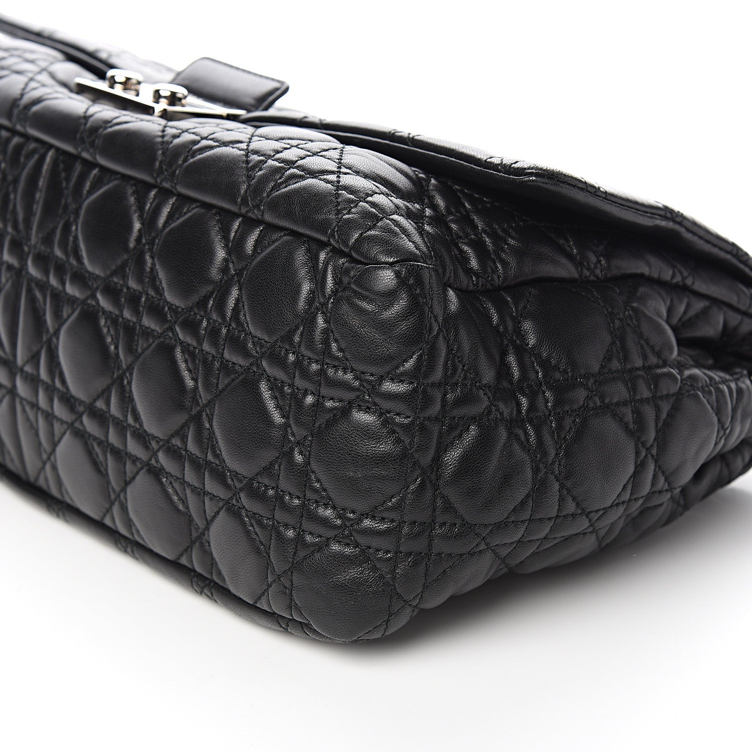 Christian Dior Lambskin Cannage Large New Lock Flap Black 8 of 9