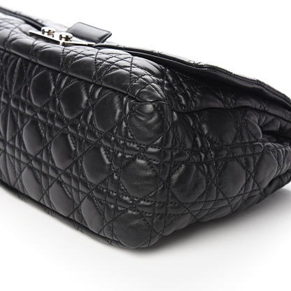 Christian Dior Lambskin Cannage Large New Lock Flap Black 8 of 9