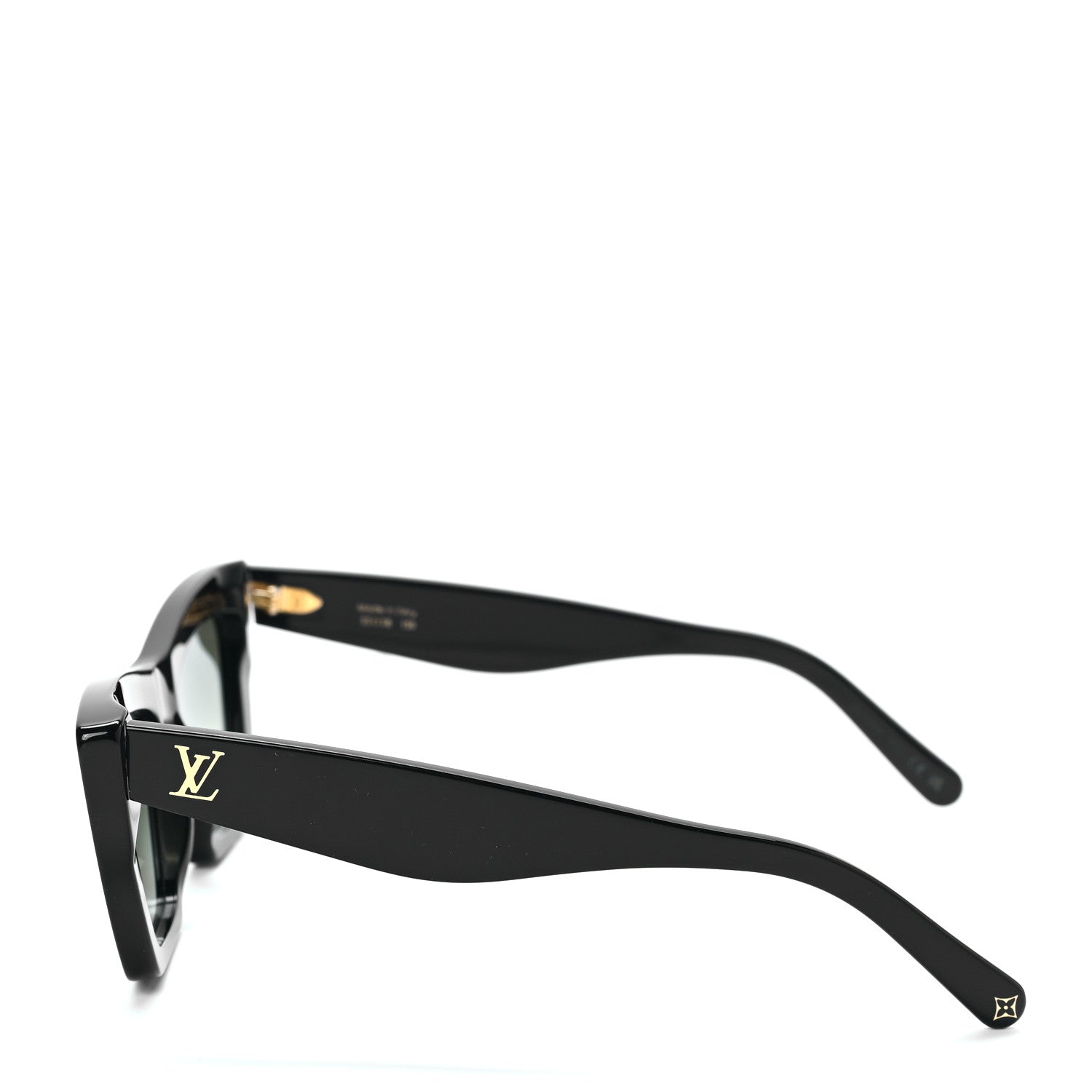 Louis Vuitton Acetate LV Fame Cat Eye Sunglasses Z1723W Black 3 of 7