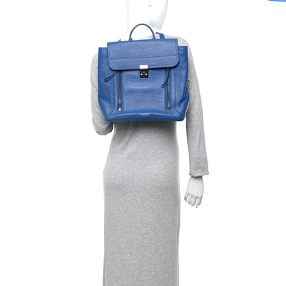 3.1 Phillip Lim Textured Calfskin Pashli Backpack Cobalt 2 of 9