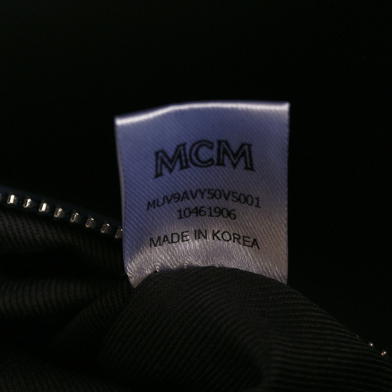 MCM Visetos Large Traveler Weekender Bag Deep Blue Sea 7 of 9