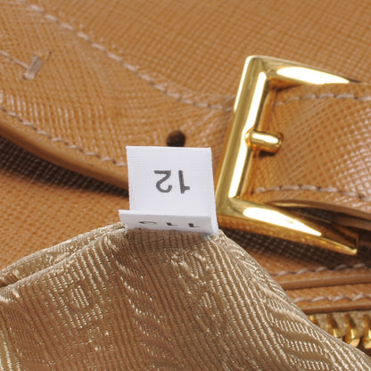 Prada Saffiano Lux Hobo Caramel 9 of 9